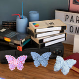 2Pcs Flower Butterfly Silicone Molds, Floral Butterfly Candle Molds Epoxy Resin Molds for Candle Making Clay Plaster Soap Mold Silicone Mold for DIY Scented Candles Polymer Clay Craft Plaster AHQiZFX