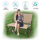 Giantex OP3100-New Patio Glider Bench, Brown 41.5"X28.0"X37"(LXWXH) Giantex