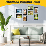 YOUKE OLA Set of 50 Picture Frame Bulk Photo Frames with Mat Wall Mounting Simple Photo Frames Multi Picture Frames for Wall or Tabletop, Black YOUKE OLA