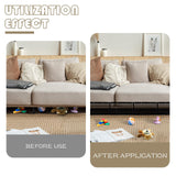 12 Pcs Under Couch Blocker for Bed Adjustable Furniture Plastic Under Bed Blocker with 30 Ties Black Couch Barriers for Dogs Pets Cats (Style 1) Aifong