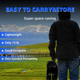 Collapsible Folding Beach Wagon Cart, Utility Large Capacity Cart Foldable Wagon with All Terrain Wheels, Grocery Wagon Cart for Garden Shopping Sports Camping, Black AMNOW