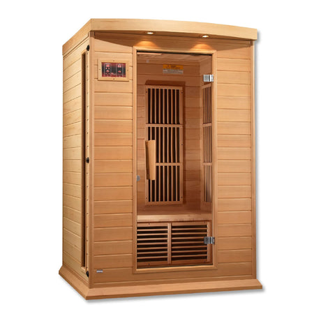 DYNAMIC SAUNAS Maxxus Toulouse MX-K206-01 Low EMF (Under 8 MG) FAR Infrared Sauna - Curb Side Delivery… DYNAMIC SAUNAS