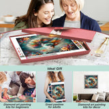 hill froeistung 5D Colorful Fish Diamond Art Painting Kits for Adults,Goldfish Diamond Art for Beginners, DIY Full Drill Animals Flower Diamond Art Painting(12X12 inch) hill froeistung