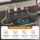 SEDETA L Shaped Gaming Desk, 66" Home Office Desk with File Drawer & Power Outlet, Corner Gaming Computer Desk with Led Lights, Monitor Shelf and Printer Storage Shelves, Two Person Desk, Black SEDETA