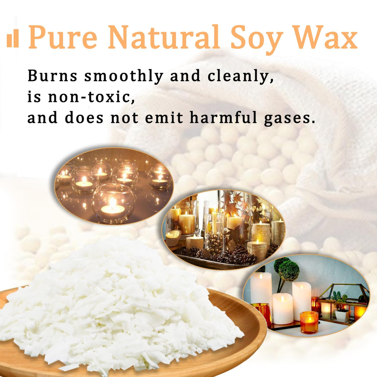 Soy Candle Making Kit with Wax Melter,Bulk Soy Wax for Candle Making, DIY Candle Maker Set Supplies for Adults with 5lbs Soy Wax, Wax Melter, 100 Candle Wicks, 100 Wick Stickers KQU