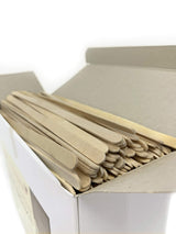 Makerstep 1000 Birch Wood Coffee Stirrers, 7 Inch Coffee Stir Sticks, Eco-friendly, Sturdy Wooden Sticks. Splinter Free, Round End. For Tea, Beverage, and Popsicle. Makerstep