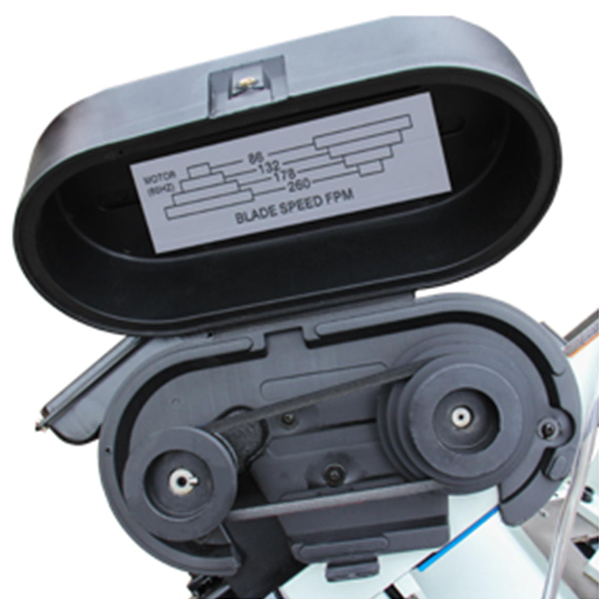 KAKA INDUSTRIAL Metal Bandsaw, 7 x 12 inch Metal Cutting Band Saw,4 step blade speeds by pulley wheel driven, Metal Horizontal Band Saw, BS-712N metal cut band saw with 1.5HP motor 115V / 230V 1PH KAKA INDUSTRIAL