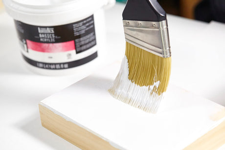 Liquitex BASICS Gesso Surface Prep Medium, 473ml (16-oz) Bottle, White Liquitex