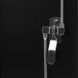 CuisinSmart Metal Storage Cabinet with 2 Doors, Utility Cabinet Locking Garage Cabinet with 5 Adjustable Shelves, 71" Storage Locker for Home, Garage, Office Black CuisinSmart