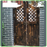 Swinging Cafe Doors,Retro Cowboy Bar Saloon Door,Louvered Solid Wood Handmad Gate for Counter Partition Patio Garden Entrance Decoration,Auto Close Stainless Steel Hinges,Custom (W 41in x H 39in) NIANXINN