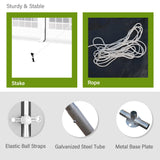 HERA'S PALACE 20'x 40' Outdoor Tents for Parties, Large Canopy Tent with 14 Removable Sidewalls, Heavy Duty Party Tent for Graduation, Wedding and Birthday (White) HERA'S PALACE