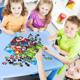 LELEMON Puzzles for Kids Ages 4-8,100 Piece Puzzles for Kids in a Metal Box, Educational Kids Puzzles Jigsaw Puzzles 100 Piece Puzzle Games Puzzle Toys Childrens Puzzles for Girls and Boys LELEMON