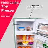 Frigidaire EFR840-MINT EFR840 Retro Mini Fridge with Freezer & Side Bottle Opener-Small 2 Door Refrigerator for Office Bar or College Dorm Room-3.2 Cu Ft – 19”"D x 20.5"W x 33.5"H (Mint) Frigidaire