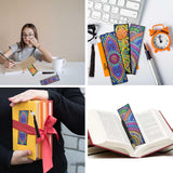 3 Pieces 5D Diamond Art Bookmark Kits for DIY Craft Diamond Art Dotz Bookmarks with Tassel for Beginner Kids Adults Women Book Lovers Rhinestones Beaded Leather Corner Bookmark Christmas Supplies yuntop