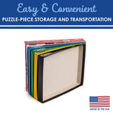 White Mountain Puzzle Sorter and Mystery Puzzle White Mountain