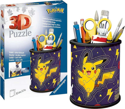 Ravensburger Pokemon Gifts - 3D Jigsaw Puzzle for Kids Age 6 Years Up - 54 Pieces - Pencil Pot - No Glue Required