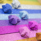 Yeooyoor Origami Stars Papers Package DIY Paper, 360 Sheets - 18 Colors ( Glitter Origami Stars) Yeooyoor