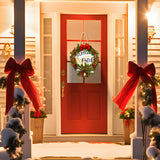 6 Pcs Sublimation Door Hanger Blanks, 10 Inch Round Sublimation Metal Sign Blanks Door Hangers, Sublimation Christmas Ornament Blanks, Aluminum Sublimation Photo Blank for DIY Crafts Door Home Decor ToBeAce