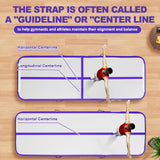 FBSPORT 20ft Inflatable Air Gymnastics Mat Training Mats 4 inches Thickness Gymnastics Tracks for Home Use/Training/Cheerleading/Yoga/Water with Pump FBSPORT