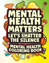Mental Health Coloring Book: Adult and Kids Coloring Book with Motivational and Inspirational Quotes for Anxiety and Stress Relief WoodArtSupply