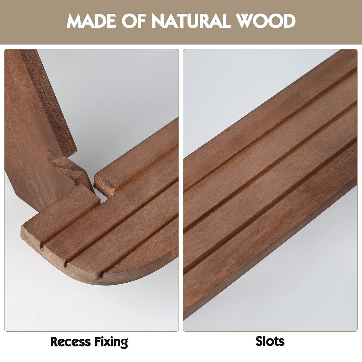 Wooden Display Riser,3 Tier Earring & Ring Holder Stands,Farmhouse Cupcake Stands ,Table Display Stand For Vendors,Organizer Showcase for Tabletop Shows and Home Using ,Wood Rustic Risers (Walnut) WHEARTED