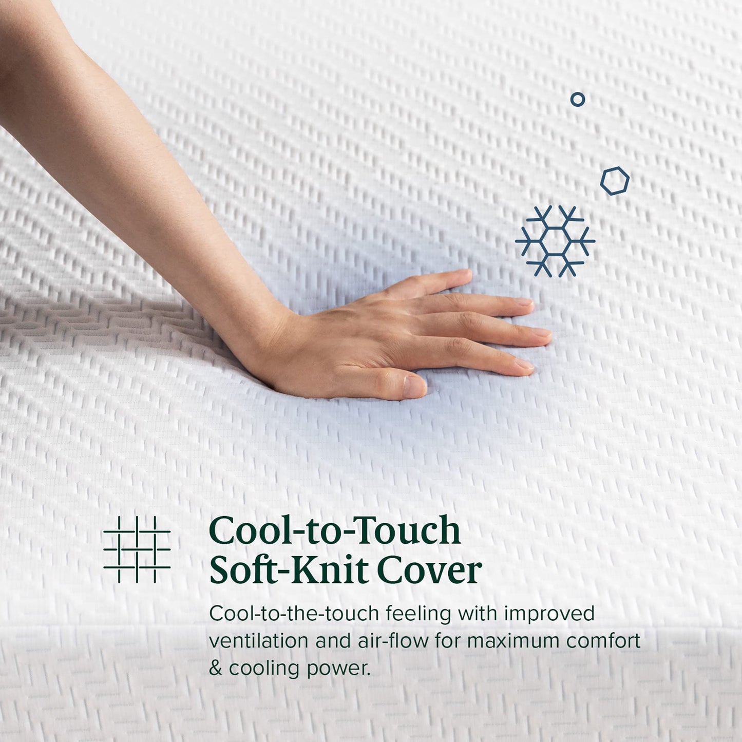 ZINUS 12 Inch Ultra Cooling Gel Memory Foam Mattress, Full, Cool-to-Touch Soft Knit Cover, Pressure Relieving, CertiPUR-US Certified, Mattress in A Box, All-New, Made in USA