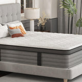 Onlylucky King Size Mattress - 14 Inch Gel Memory Foam Mattress with Individual Pocket Spring for Pressure Relief & Motion Isolation, Premier Comfort Night Sleep, Enhanced Support Hybrid King Mattress Onlylucky