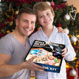 Rileryan Dig Kit, Dig Up 12 PCS Real Gemstones Crystals and Alien Skulls with Dig Tools, Rock Dig Kit Spaceship Explore Discovery Dig Monster for Easter Gifts Rileryan