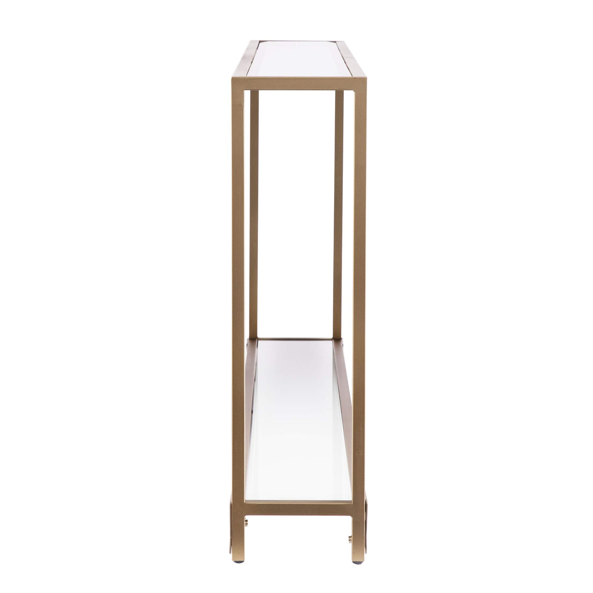 SEI Furniture Bergen Narrow Metal Console Table, Gold SEI Furniture
