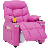 SNUGWAY Marshmallow Larger Kids Reclining Chair Leather Recliner Sofa Children Ages 3-12 SNUGWAY