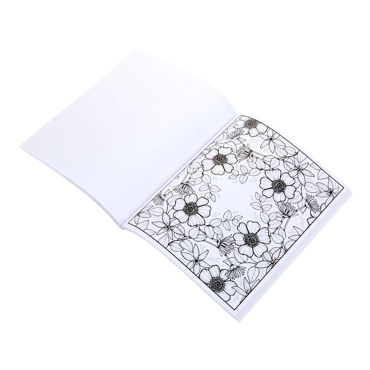 Crayola Floral Adult Coloring Book (40pgs), Flower Adult Coloring Pages, Stress Relief Activity, Gift for Teens & Adults, 9+ Crayola