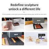 FONLAND DJ6 Entry Laser Engraver DJ6 Engraver for Wood Fabric Non-metal and Non-glass,Portable Desktop Laser Engraver Machine for DIY FONLAND