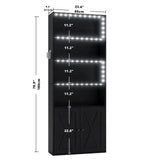 IRONCK 70-Inch Tall Industrial Bookcase with LED Lights for Home Office and Living Spaces IRONCK