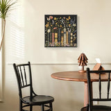 Paint by Numbers for Adult, Book Paint by Numbers Kit for Adults Beginners, DIY Book Acrylic Painting on Canvas for Home Wall Art Decor 16x16 Inch Mandun