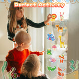 Labeol Diamond Art Kits for Kids Boys and Girls Ages 6-8-10-12 Easy to DIY Creative Diamond Art Sticker Craft by Numbers Kits for Kids and Adult Beginners (Jungle Animals) Labeol