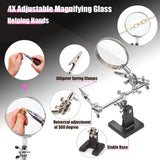 MONVICT Jewelry Making Supplies Kit with Jewelry Making Tools, Findings, Necklace Chain, Jewelry Wires, Adjustable Magnifier, Carry Bag, Meet All The Needs of Jewelry Making, Repair, Beading MONVICT