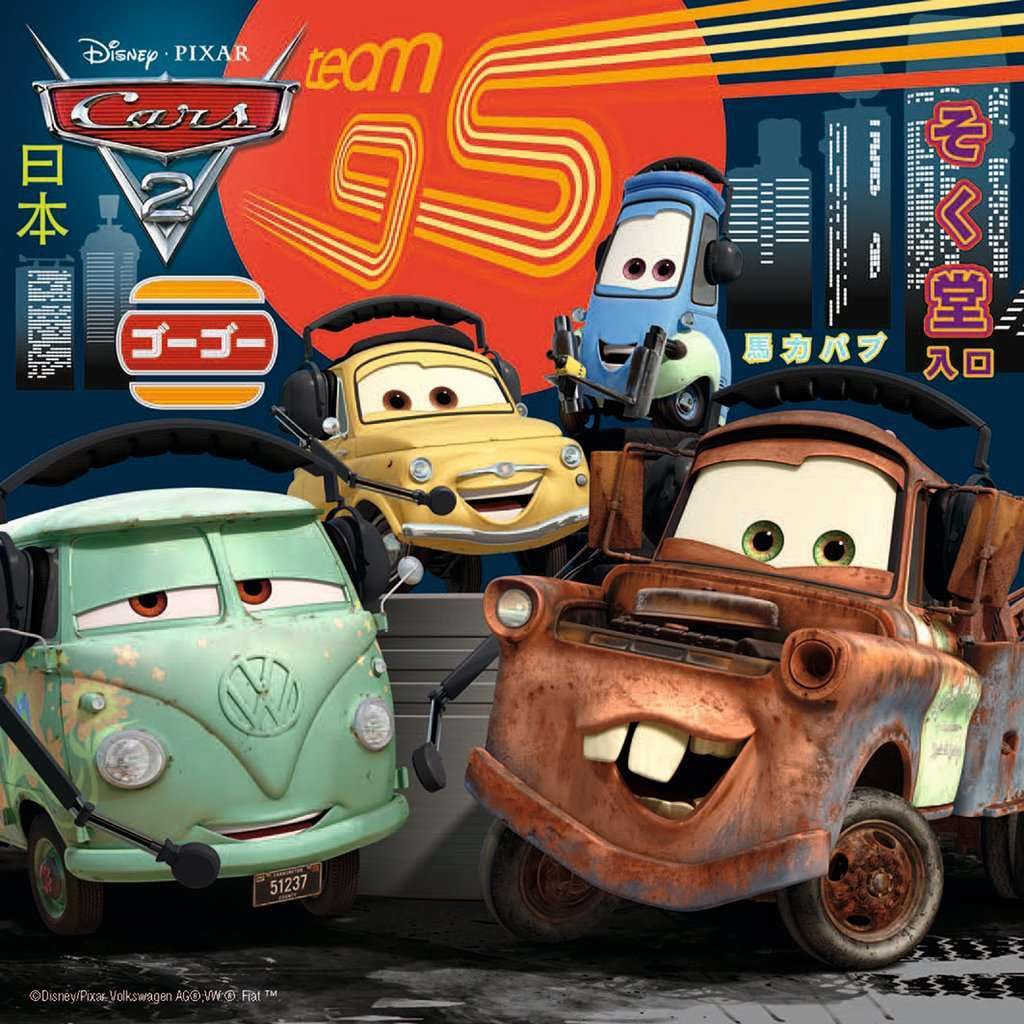 Ravensburger Disney Cars: Worldwide Racing Fun - 3 x 49-Piece Jigsaw Puzzle | Unique Pieces | Anti-Glare Surface | for Kids