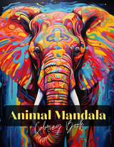 Animal Mandala Coloring Book WoodArtSupply