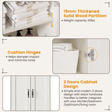 Teekyooly 70" Tall Storage Pantry Cabinet, Bathroom Floor Organizer Storage Cabinet with 2 Doors and 6 Adjustable Shelves, Standing Utility Cabinet for Dining Room, Food Storage and Kitchen, White Teekyooly