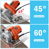 GLMFAN Acrylic Router Table Insert Plate Router Templates Woodworking Benches Router Flip Plate Adjustable Trimming Machine Flip Plate Clear Wood Milling Flip Plate Cutting Engraving Auxiliary Board GLMFAN