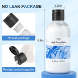 Nicpro Pouring Medium for Acrylic Paint 8.45oz / 250ml, Acrylic Paint Thinner, Acrylics Flow Medium Improve Flow Consistency Nicpro