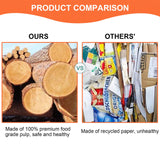 Air Fryer Liners Disposable Parchment Paper Sheets, 8 Inch Unbleached Baking Paper Liner for Grilling, Wrapping, Steamer, Microwave, Oven(100 Count) Numola