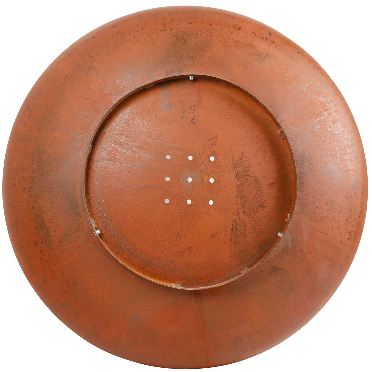 KOL 35" Dia. Heavy-Duty Fire Pit - Pre-Rusted Corten Steel Round Firepit Large Fire Bowl with Stand - Weathering Steel Wood Burning Fireplaces for Outside Backyard Deck Party Bonfire KOL