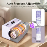 WHUBEFY Tumbler Heat Press Machine, Auto Mug Press Machine for 30oz 20oz, Automatic Press & Release, Sublimation Skinny Tumbler Glass 11-16oz Mugs, Heat Transfer for Tumblers,halloween Gift Cups, Mugs Whubefy