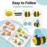 Drawdart Air Dry Clay- 36 Colors Modeling Clay Kit with 3 Sculpting Tools, Safe & Non-Toxic, Magic Foam Clay for Kids and Adults, DIY Molding Clay Gift for Boys and Girls Drawdart