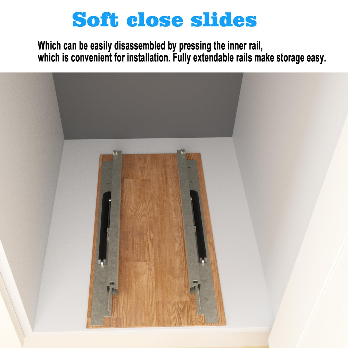 DINDON Pull Out Spice Rack Cabinet Organizer, (8" W x 21.9" D x 25.2" H) Multi-Use Soild Wood Pull Out Cabinet Organizer Slide Out Shelf Sliding Base Cabinet Storage Organization DINDON