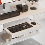 SDMY Reception Desk with Counter for Retail & Checkout,Modern Front Desk Reception Room Table with Outer Display Rack, 47.7 inch Retail Counter with Lights for Market, Office, Fruit Shop,White SDMY