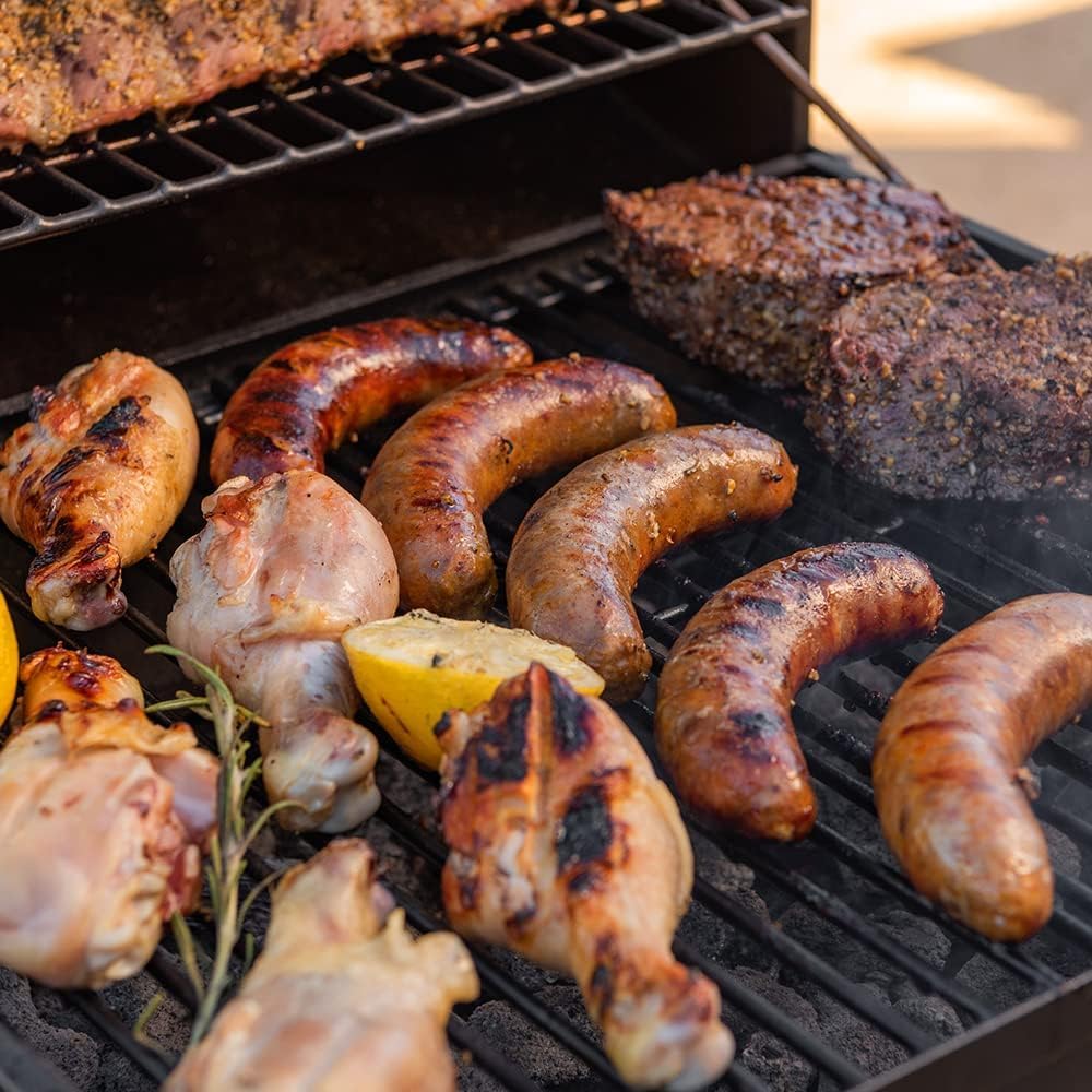 Kendane Barrel Charcoal Grill, Large Charcoal Grills with Side Shelf, Outdoor BBQ Grill,Perfect for Backyard Camping, Patio Parties, and Picnics Kendane