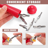 Linocut Kit for Printmaking with 5PCS 4"x6" Soft Rubber Linoleum Blocks, Brayer & Carving Tools – Block Printing & Stamp Making Supplies for Beginners & Artists Bobblebro