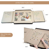 Bits and Pieces - 1500 Piece Size Porta-Puzzle Jigsaw Caddy - Puzzle Accessories - Puzzle Table - 24½" X 35½" Bits and Pieces